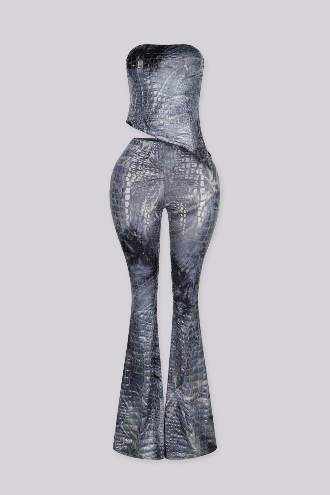 Deesha Croc Tube Top & Pants SET