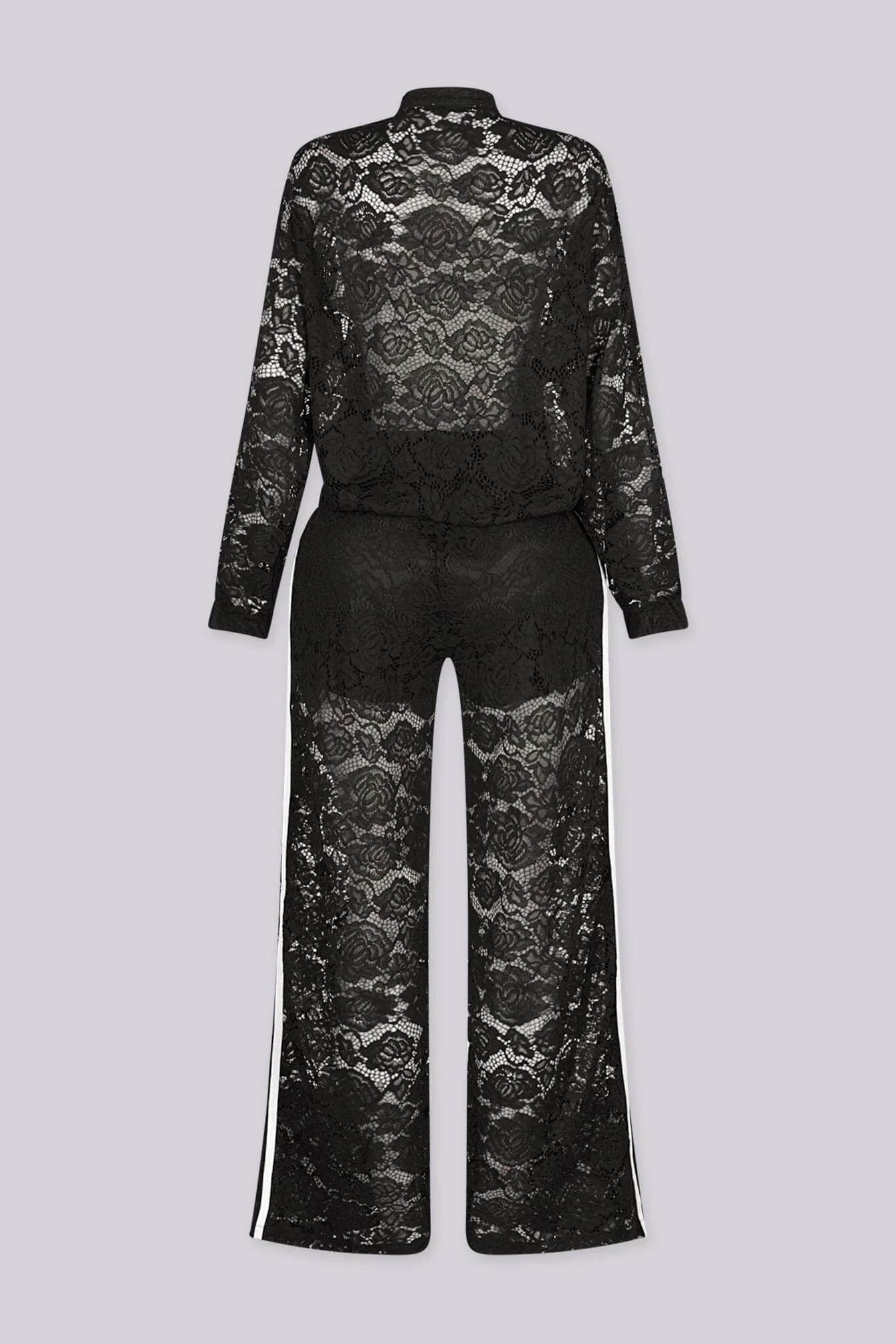Gabriette Sheer Lace Jacket & Pants SET