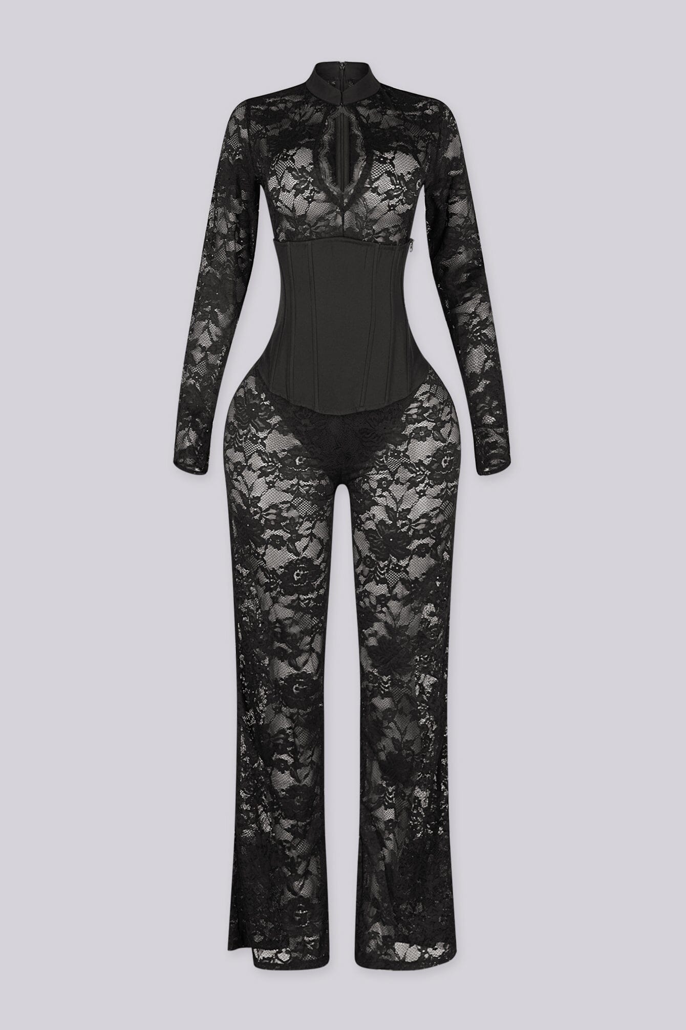 Loretta Floral Lace Jumpsuit