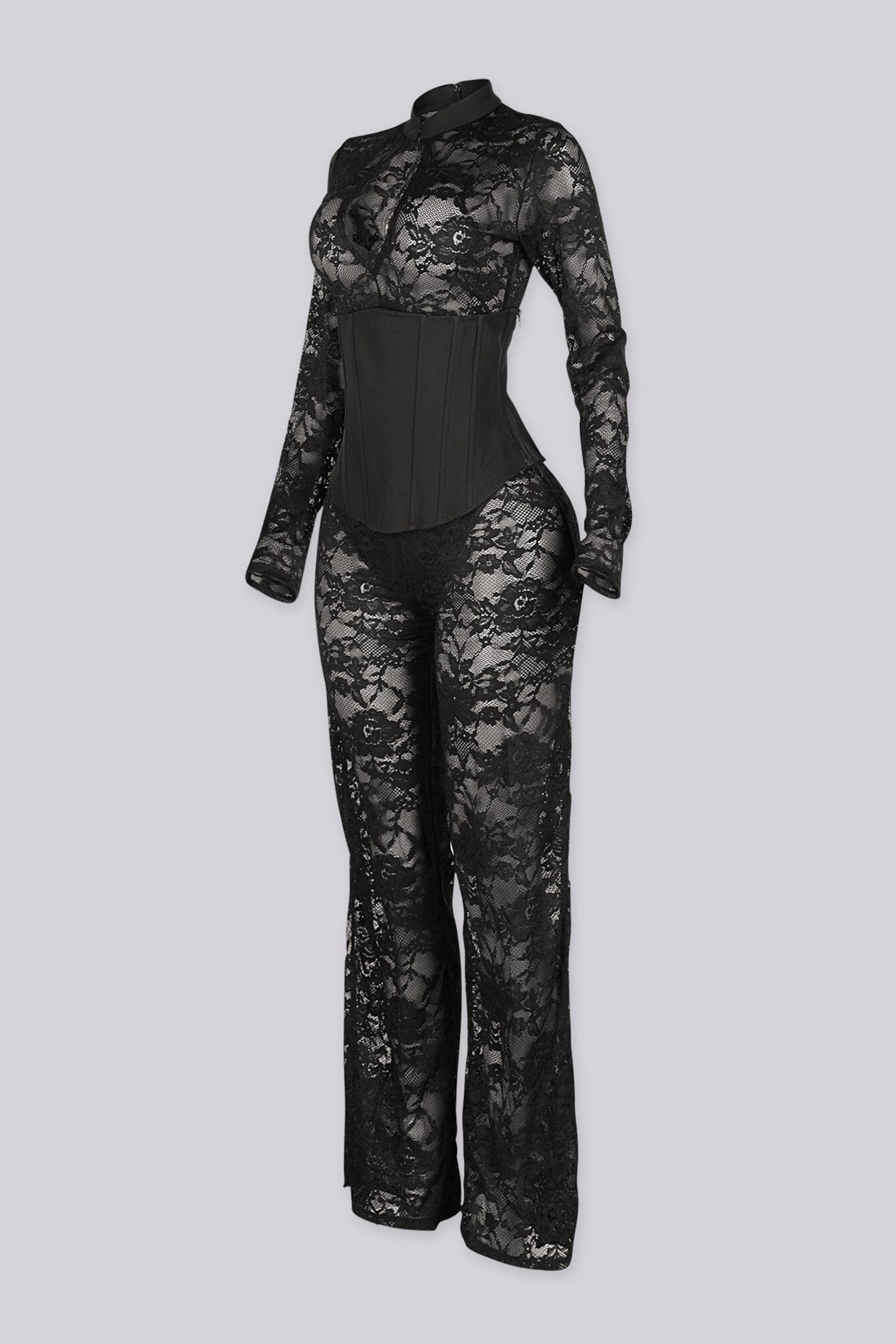 Loretta Floral Lace Jumpsuit