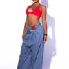 Casablanca Pleated Denim Pants