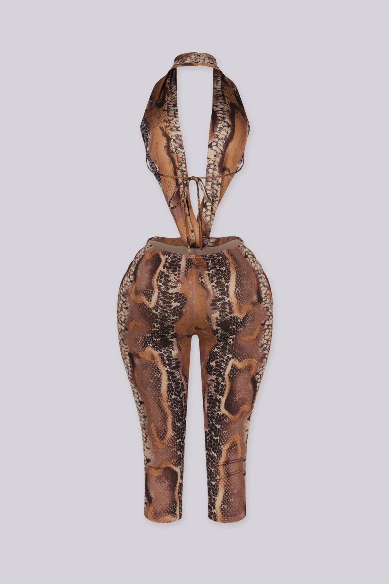 Venom Snake Print Capri Jumpsuit 6 Venom Snake Print Capri Jumpsuit