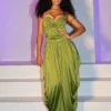 Harem Draped Strapless Jumpsuit 12 Harem Draped Strapless Jumpsuit