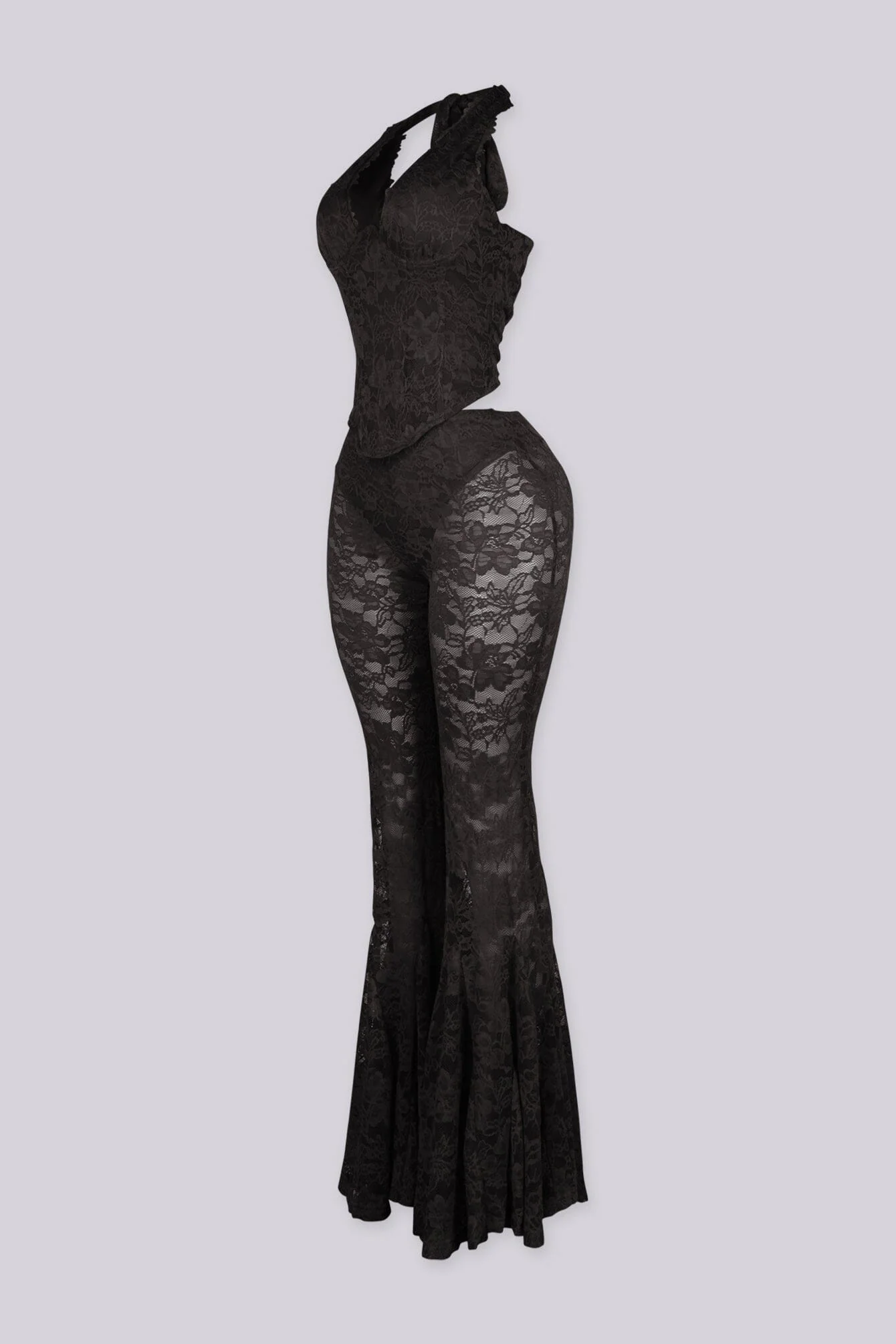 Flamenco Lace Halter Top & Flare Pants SET 7 Flamenco Lace Halter Top & Flare Pants SET