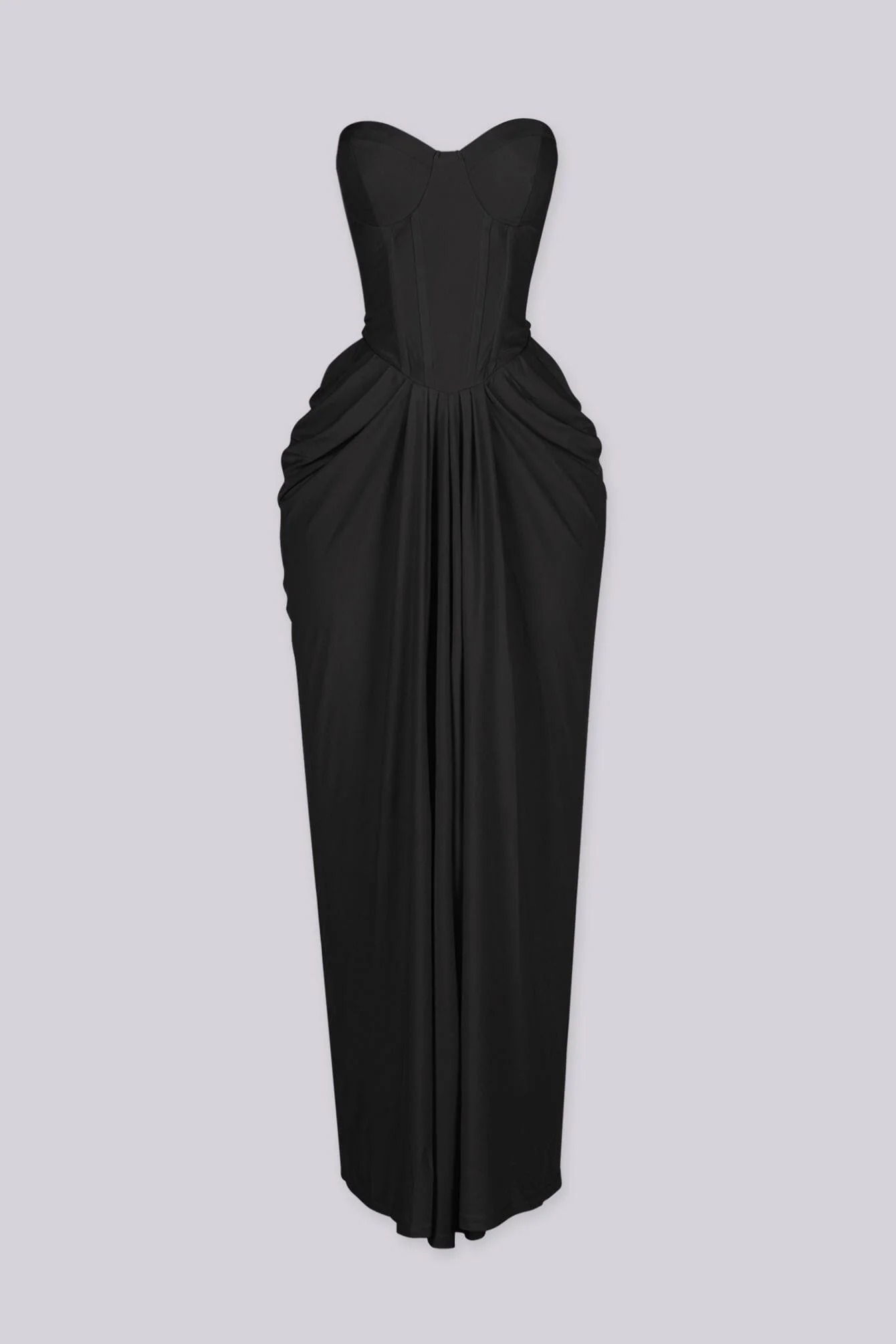 Hollywood Draped Midi Dress