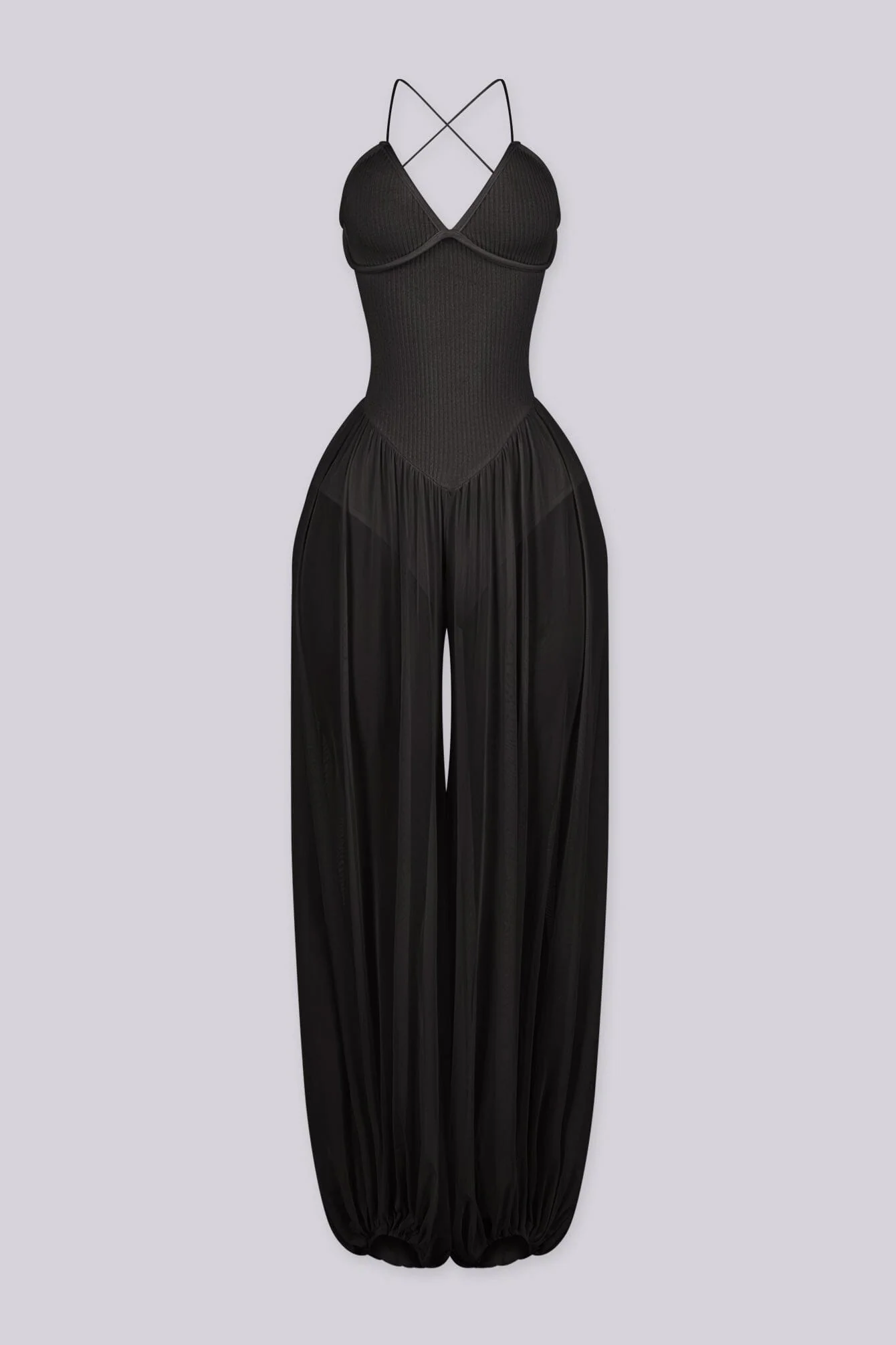 Whimsigoth Mesh Jumpsuit