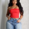 Smooth Fit Seamless Bonded Tube Top