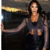 Excuse Me Rhinestone Fishnet Top