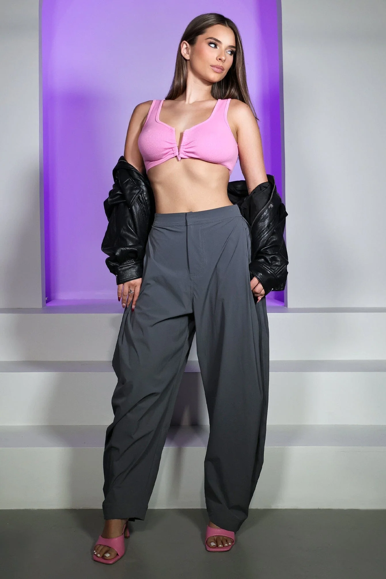 Dolcia Balloon Leg Barrel Pants