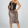 Jorba Leopard Sequin Midi Skirt 8 Jorba Leopard Sequin Midi Skirt