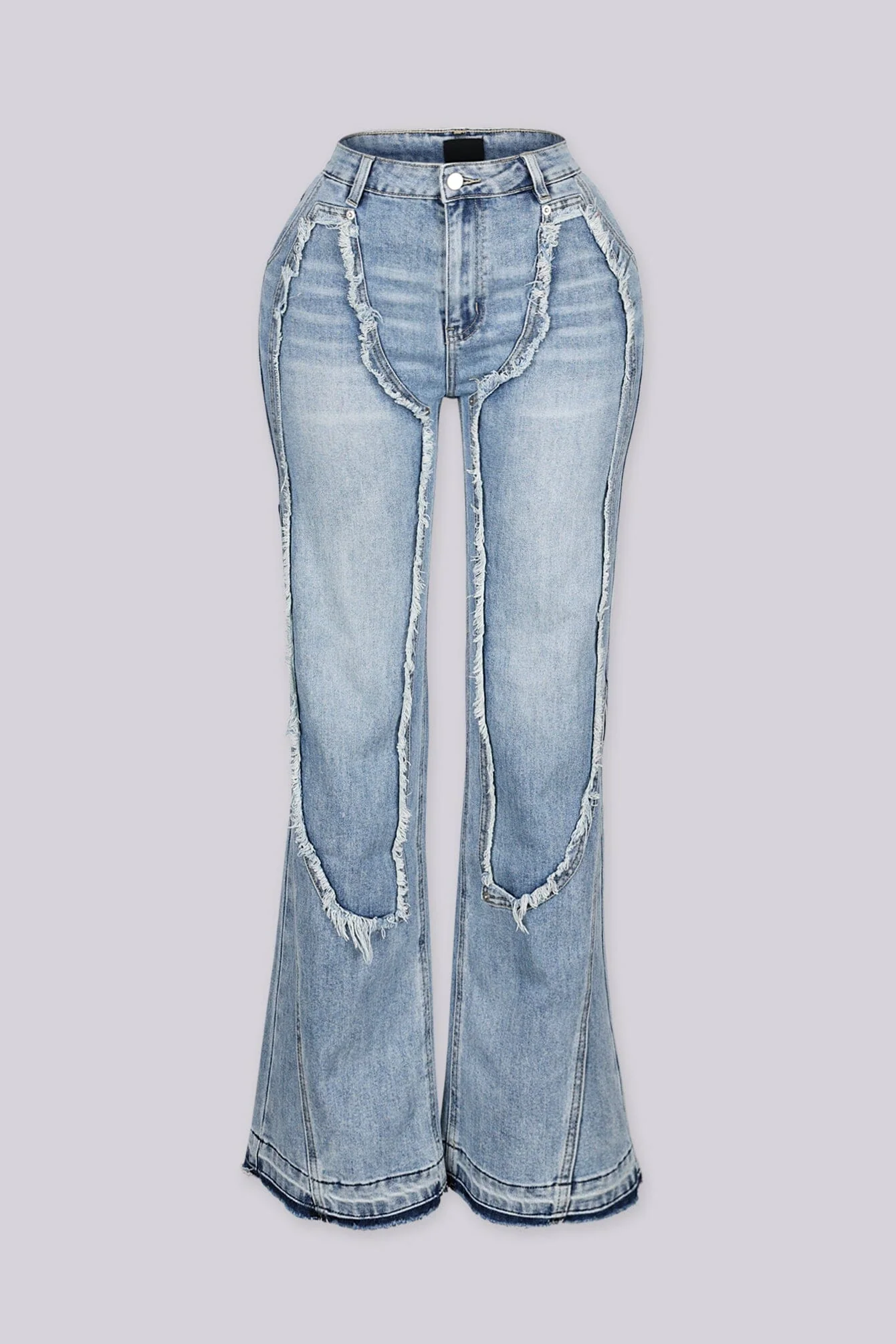 All I Do Frayed Seam Jeans 3 All I Do Frayed Seam Jeans