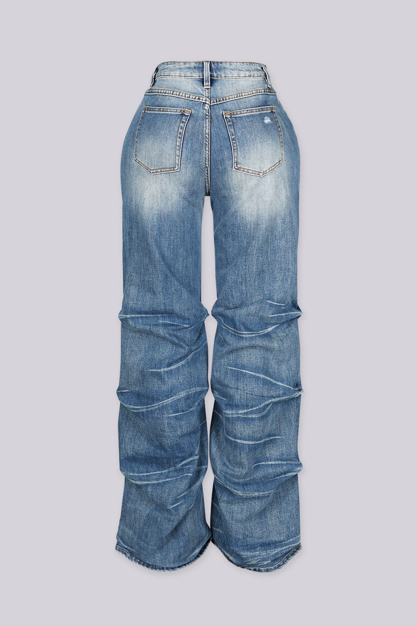 Xena Crunch Stacked Denim Jeans 4 Xena Crunch Stacked Denim Jeans