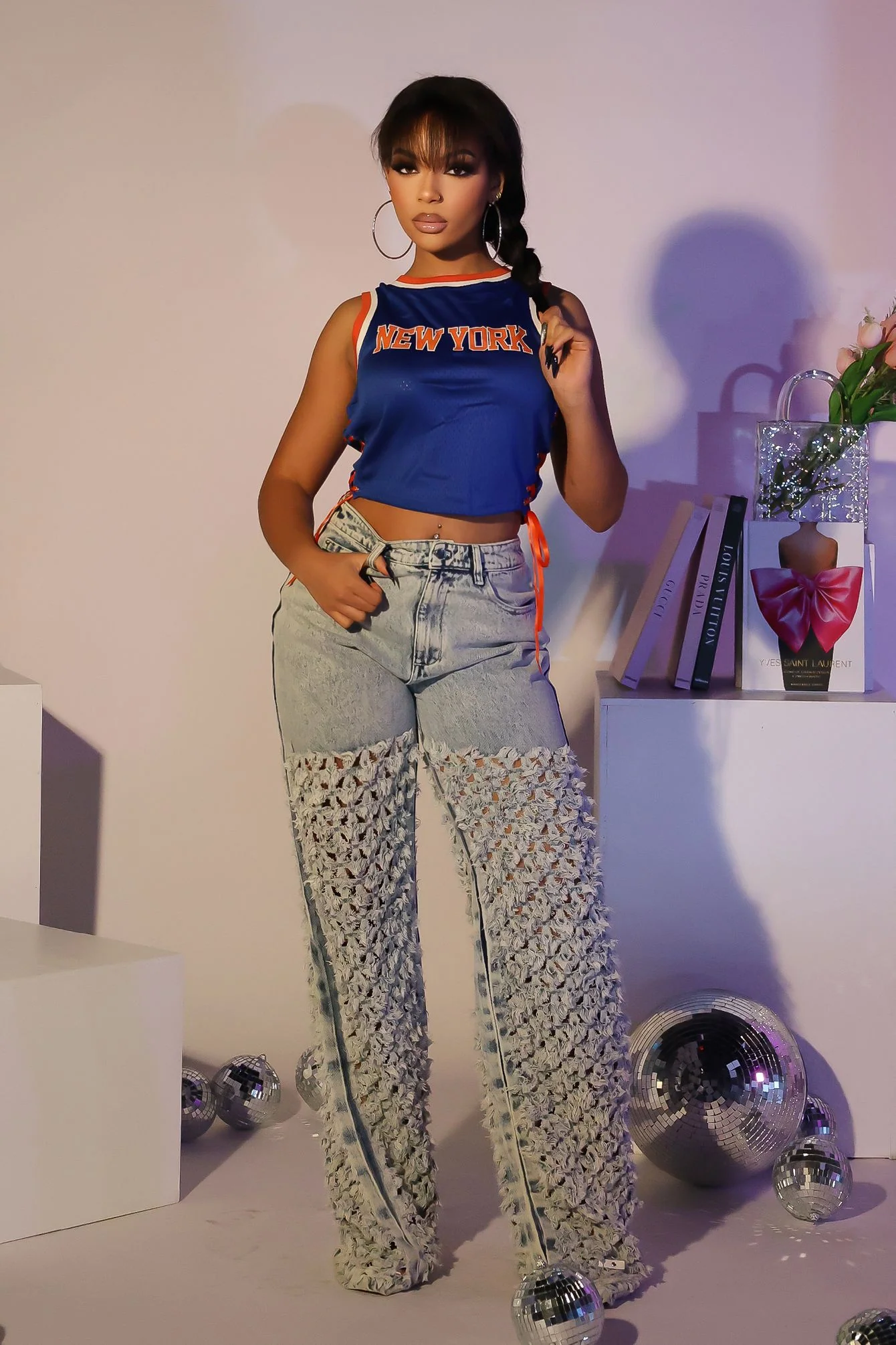 Vesper Sculpted Loop Denim Jeans