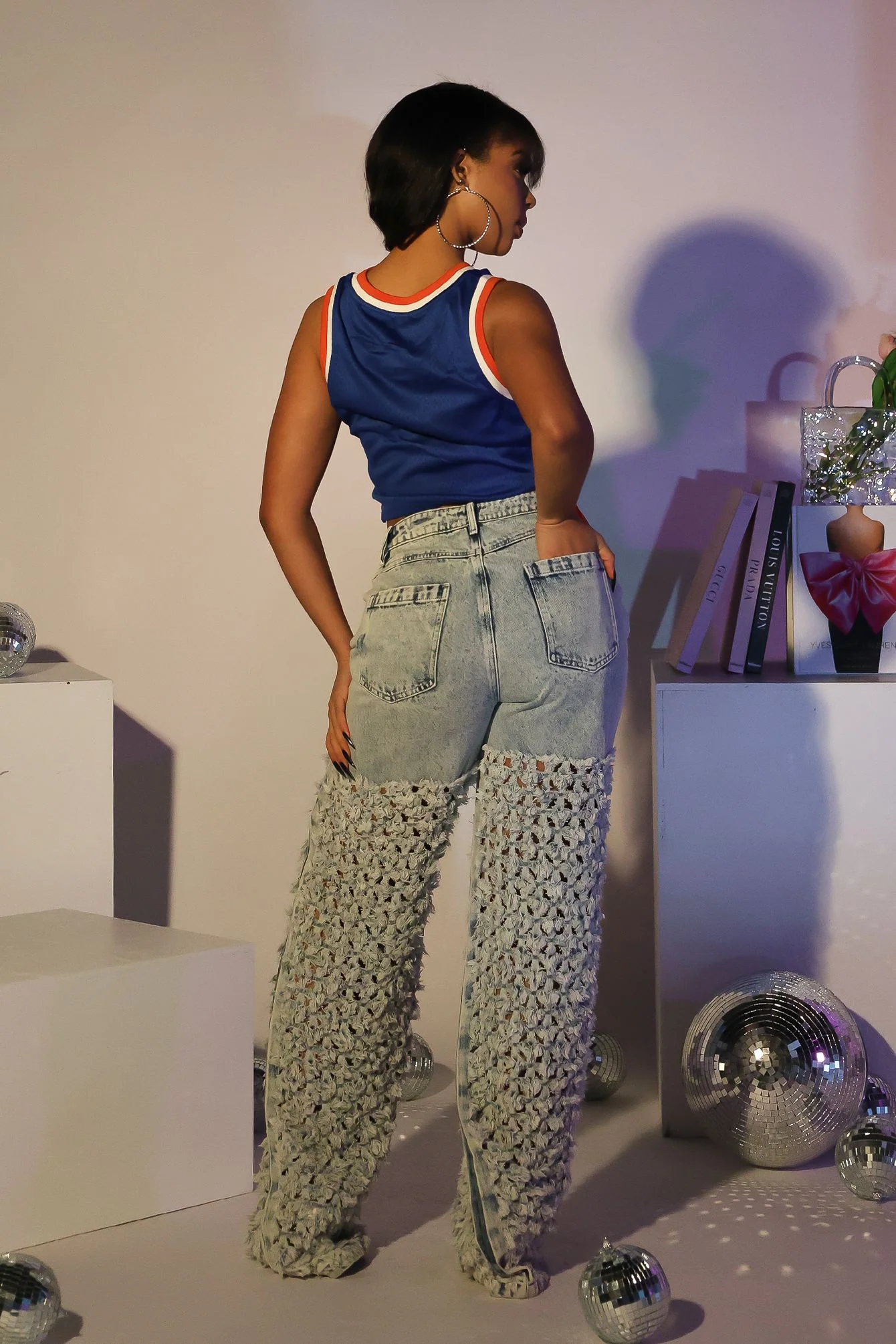 Vesper Sculpted Loop Denim Jeans