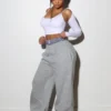 Gingham Boxer Trim Sweatpants