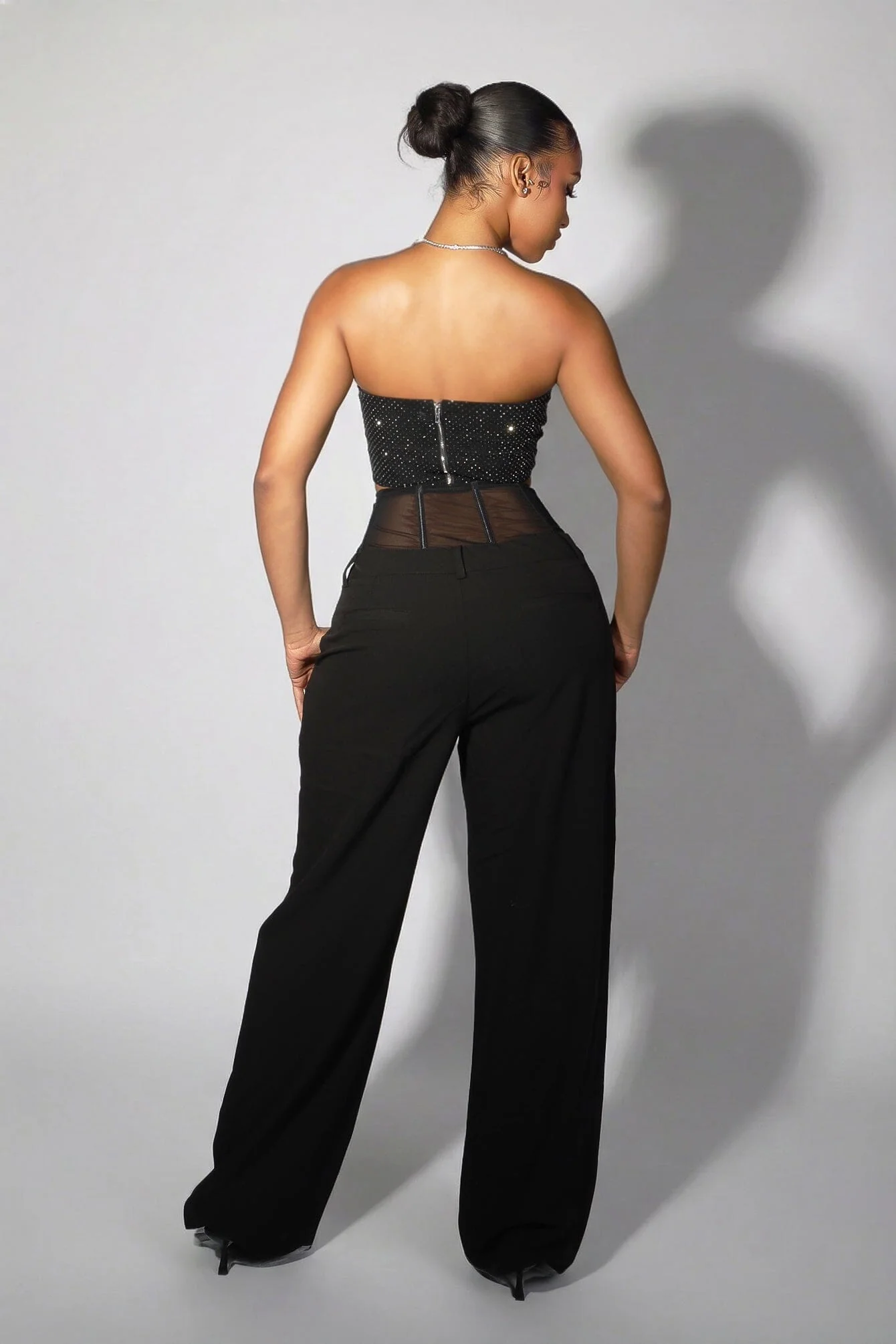 Milan Allure Mesh Corset Trousers