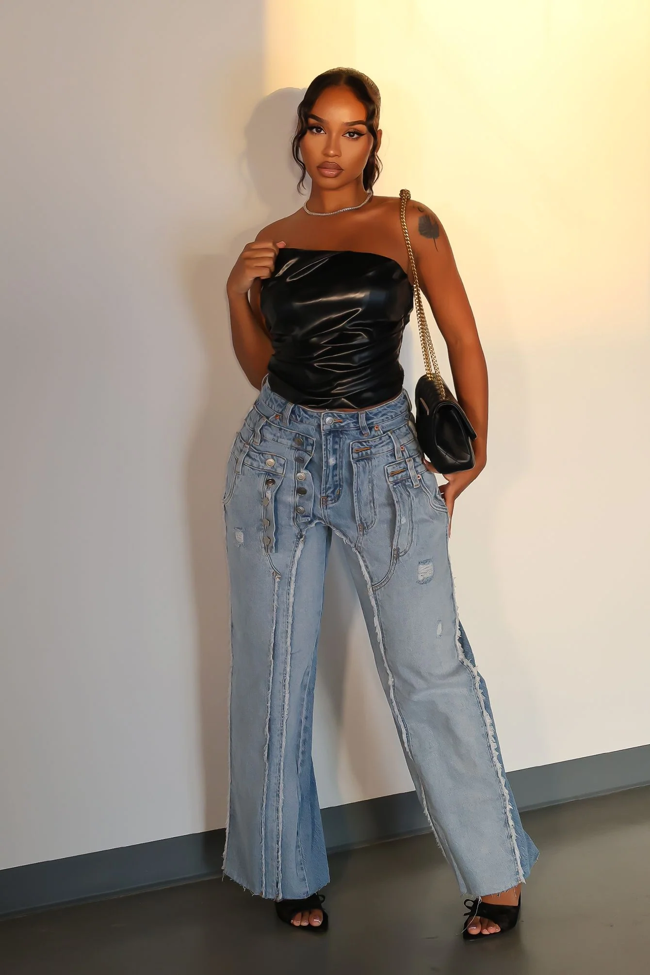 Every Junction Double Waist Jeans