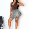 Aarhus Flare Denim Mini Skirt 9 Aarhus Flare Denim Mini Skirt