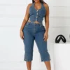 Your Signature Capri Denim Pants