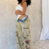 Tina Painting Baggy Denim Jeans