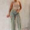 Darby Washed Cut Out Denim Jeans