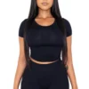 Soft Basic Smooth Cropped Tee