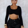 Harriet Back Cutout Crop Top