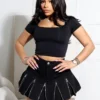Jaylene Double Layer Square Neck Top