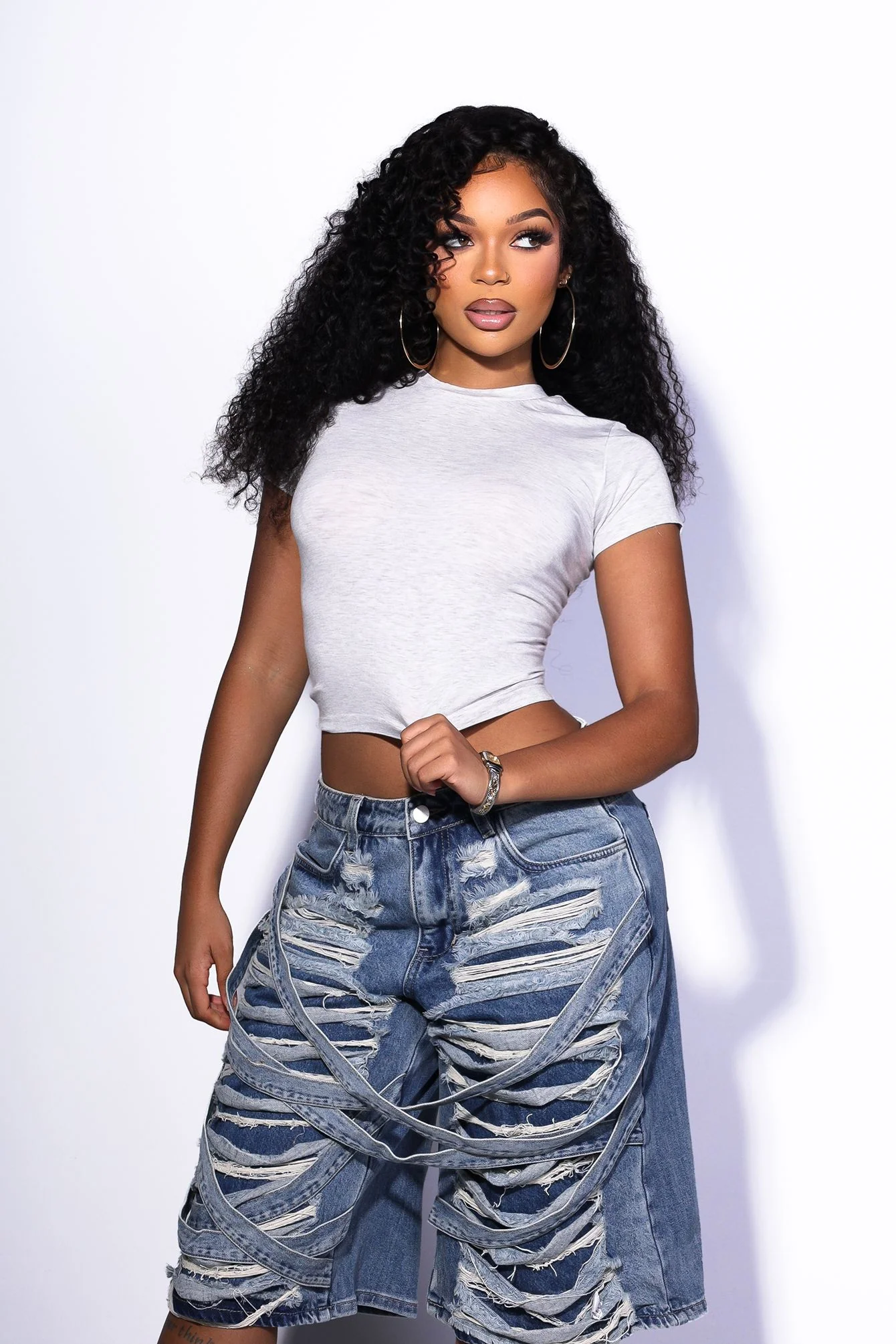 Meridian Short Sleeve Crop Top