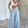 Glamorous Rodeo Rhinestone Denim Jeans