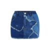 Into It Denim Low Rise Skirt