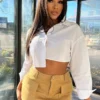 Gigi Mid Rise Cargo Skirt