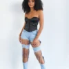 Jules Rhinestone Denim Jeans