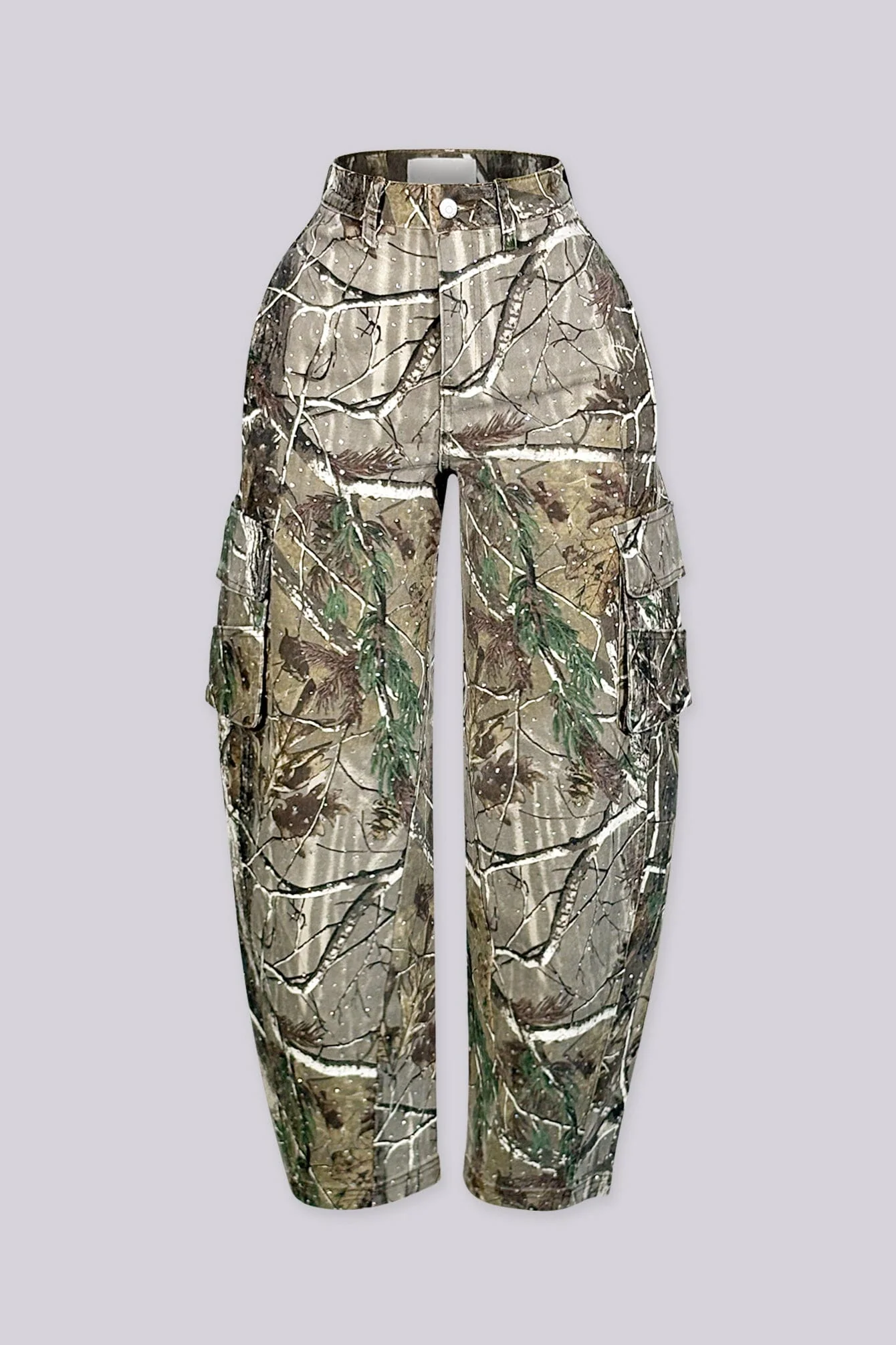 Timber Camo Print Cargo Pants