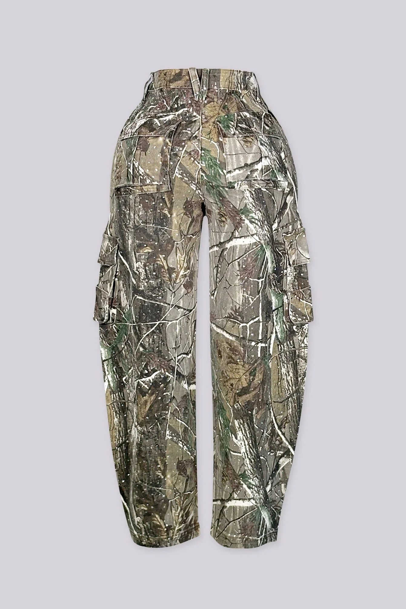 Timber Camo Print Cargo Pants
