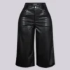 Corsica Faux Leather Culotte Shorts