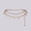Heart Charm Chain Belt