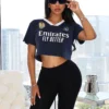 Soccer Short Sleeve V-neck Top