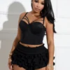 Analissa Strappy Bustier Corset Top