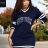 Devyn Oversized Jersey Sweater Top