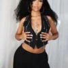 Crystal Rain Halter Vest Top