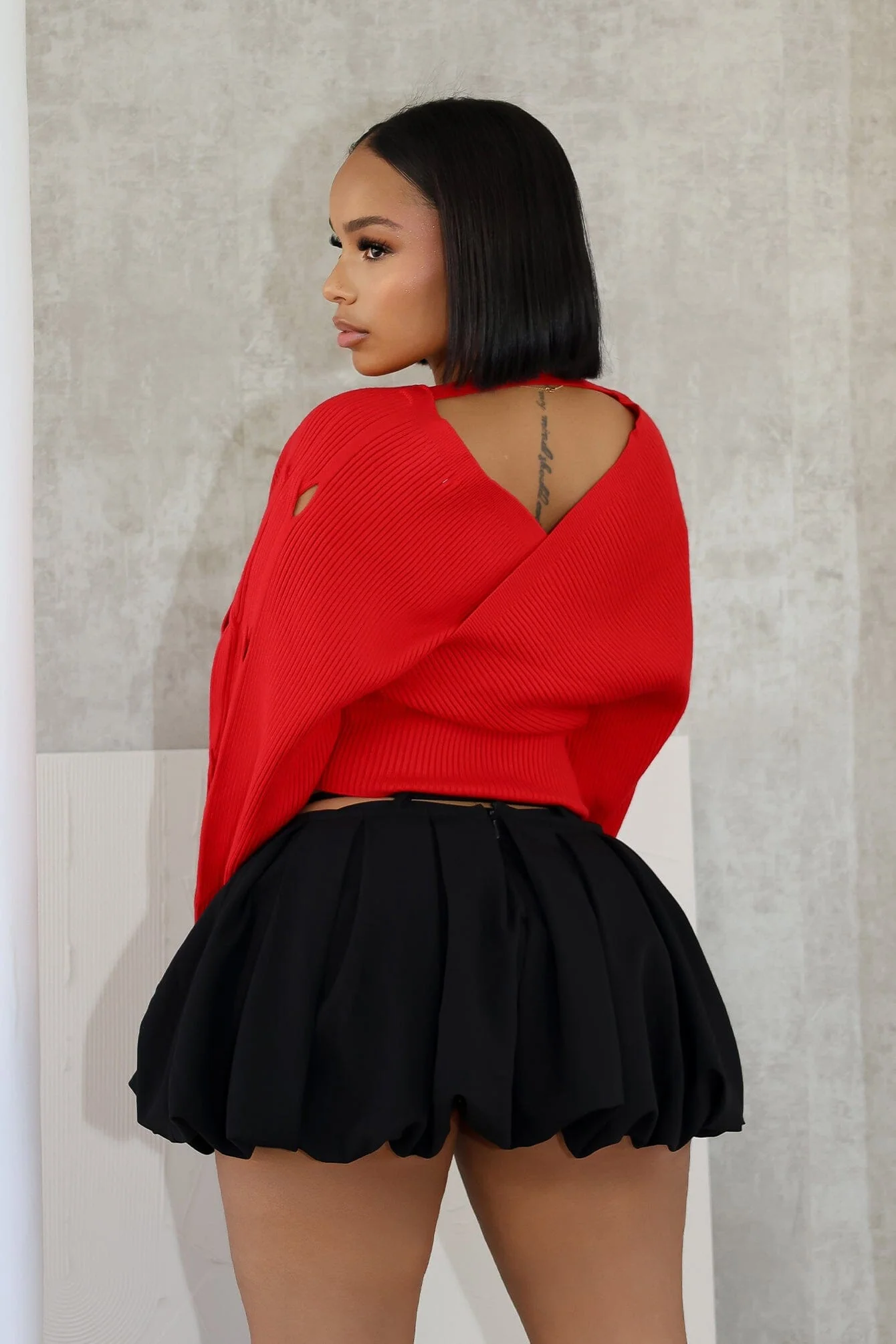 Vanessa Off Shoulder Sleeve Cutout Sweater 6 Vanessa Off Shoulder Sleeve Cutout Sweater