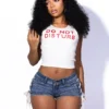 Do Not Disturb Ribbed Tank Top