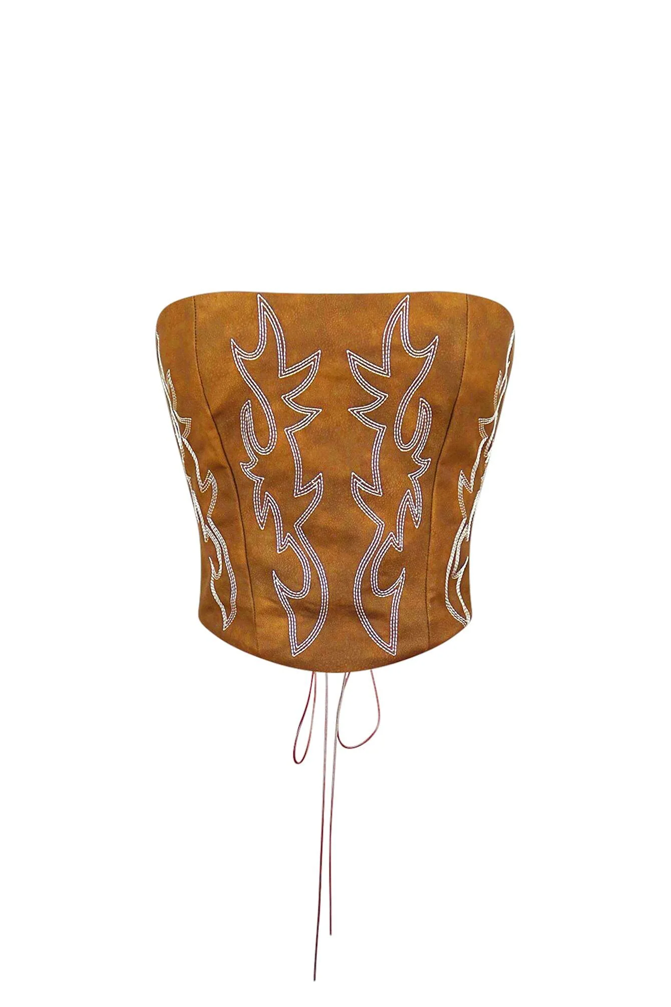 Call Me Again PU Western Corset Top 4 Call Me Again PU Western Corset Top