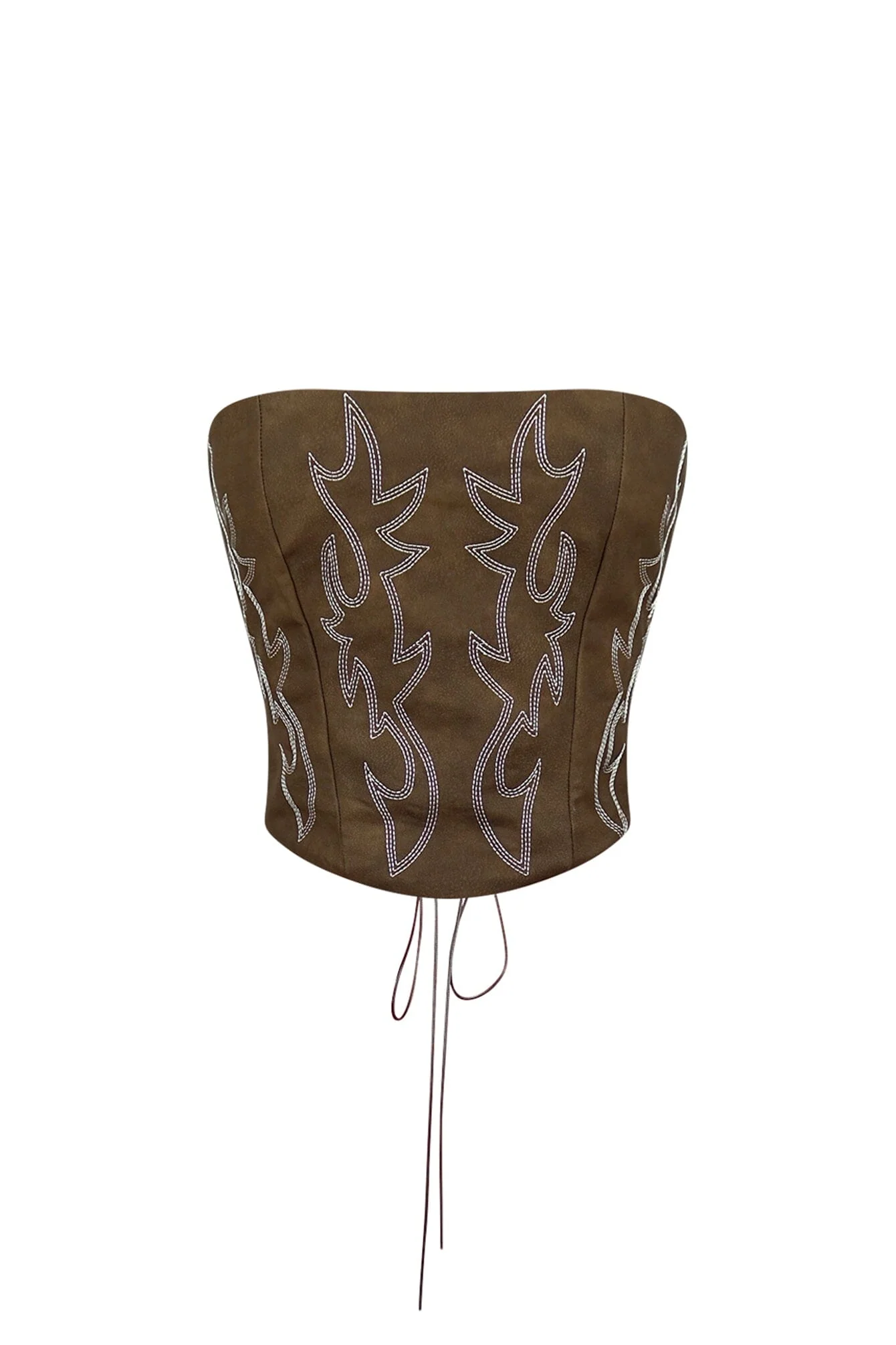 Call Me Again PU Western Corset Top 6 Call Me Again PU Western Corset Top