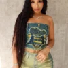 Priya Vintage Washed Tube Top