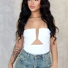 Hold Up Mesh Ruched Underwired Top