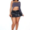 Later Asymmetrical Crop Top