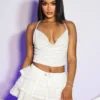 After Party Rhinestone Crop Top