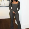 Boerne Ribbed Knit Long Sleeve Jumpsuit 18 Boerne Ribbed Knit Long Sleeve Jumpsuit